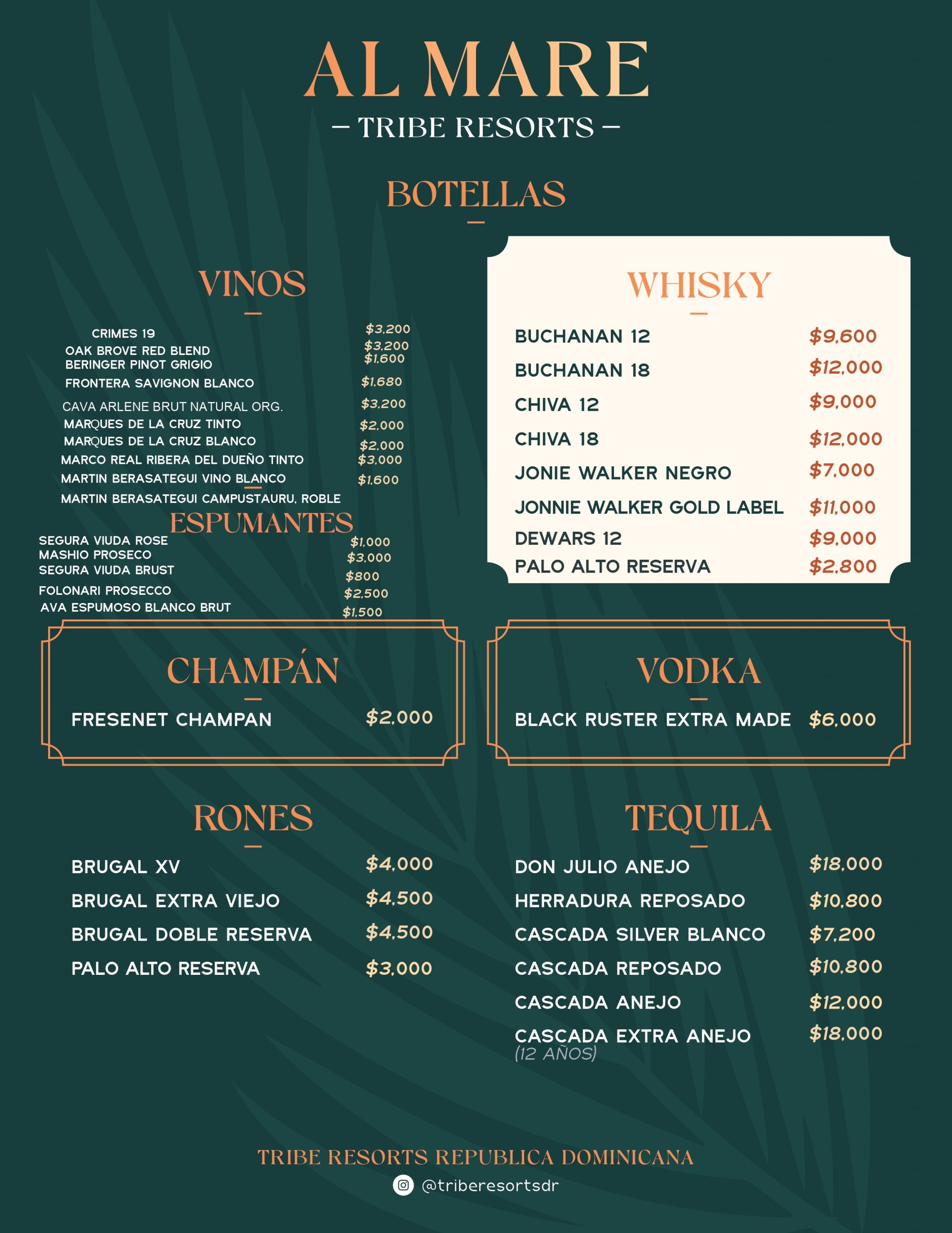 Al Mare - Drink Menu - Tribe Resorts_page-0002